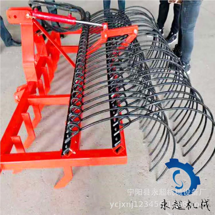农用残膜SLLM15-5回收挂机器 液压折叠搂膜机松土搂机悬草式弹簧