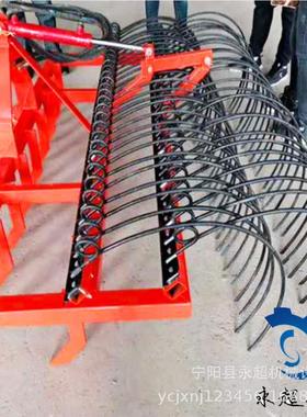 农用残膜SLLM15-5回收挂机器 液压折叠搂膜机松土搂机悬草式弹簧