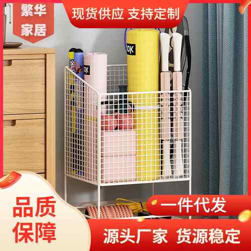 瑜珈垫收纳筐带轮家用哑铃收纳篮健身运动器材收纳筒夹缝置物架