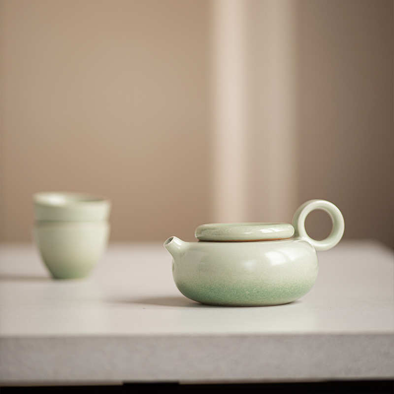 青瓷陶瓷便携式户外旅行茶具套装整套收纳盒商务伴手礼品批发logo