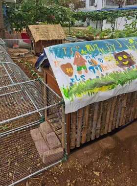 走地鸡铁网笼QCO跑道养鸡隧外笼子农场户溜达道鸡笼子庭院农家用