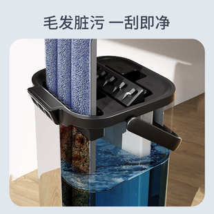2022款 钛晶免手洗平板拖送礼家用拖把木地板干湿清洁平板拖地