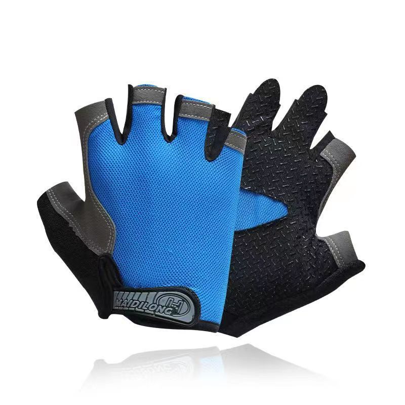 运动健身手套男女通动感单车单杠防滑训练专用防起茧半指透气薄款
