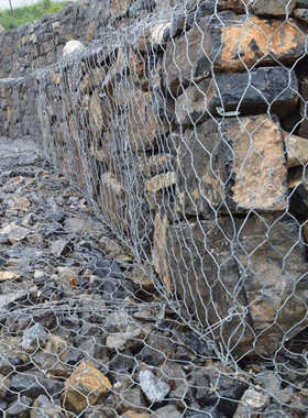 格宾石笼网 水利河道护坡景观墙装石头铁丝网 电焊钢筋网格片