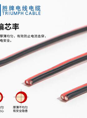 2468-26AWG并线红白蓝白4P/6P/8PIN间距PH1.6灯具照明PVC绝缘导线