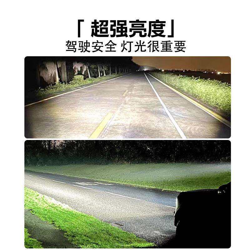 led圆形越野车射灯超亮汽车货车铲叉车电动摩托改装前大灯倒车灯