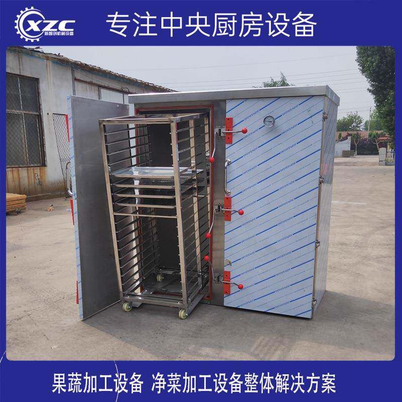 不锈钢双门馒头蒸箱大型药材蒸房玉米红薯地瓜商用电加热节能高效