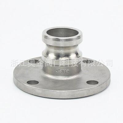 H10050快速接头，FF快速接头，法兰带倒丝快速接头钢丝双头