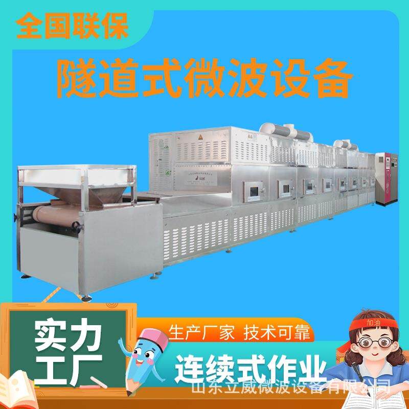 立威腰果烘焙机干果微波低温熟化设备坚果灭活杀虫卵设备现货