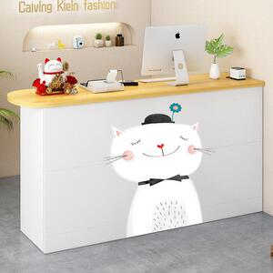 吧台收银柜台服装店网红潮店前台接待台商用简约现代小型店铺柜台