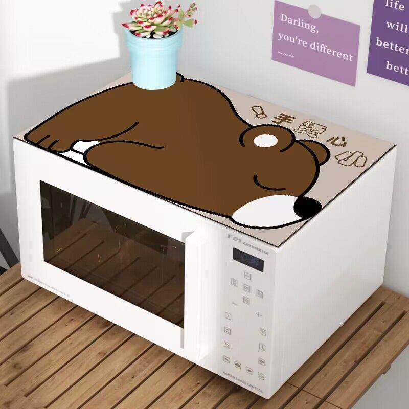 高级感桌垫冰箱防尘罩顶盖布防水防油收纳置物袋装饰遮盖简约轻奢,居家布艺,床头罩,淘宝优惠券,粉丝福利购,淘宝优惠卷