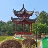 园实木古建建318长廊凉亭农村建新设户外仿古筑公文化走廊水榭厂