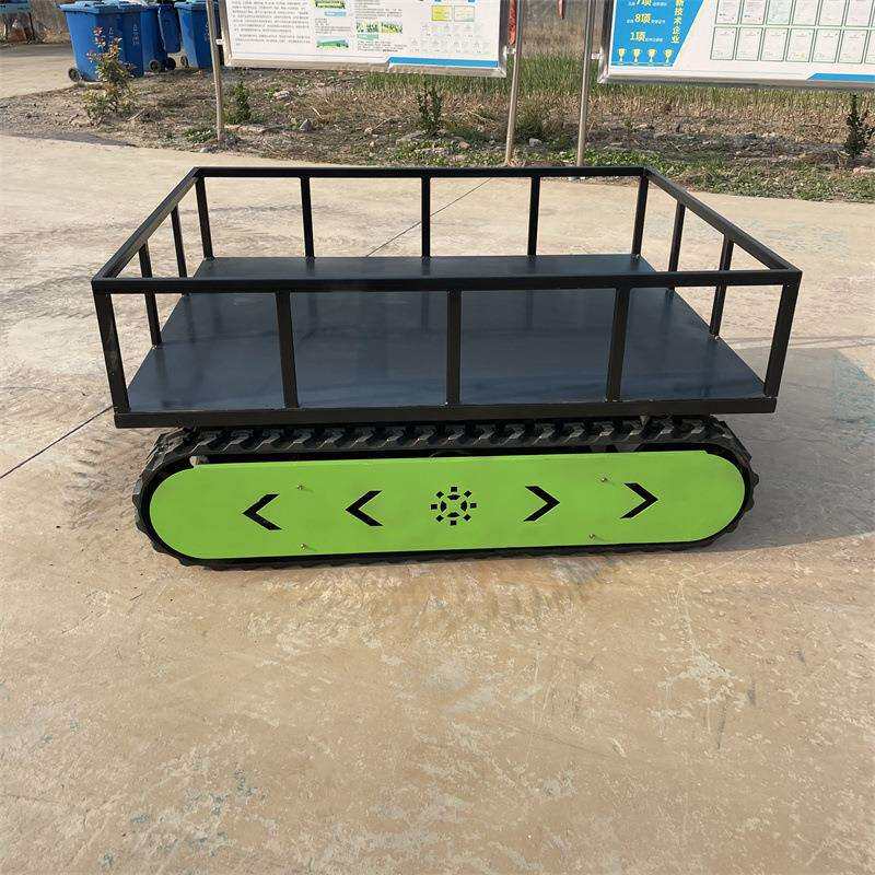 电动遥控履带底盘 多功能果园运输带框履带车 履带爬山虎搬运机器