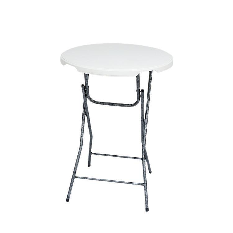 外摆摊桌便携式桌椅Y80A户简易叠圆桌餐折桌家用小户型酒吧圆形吧