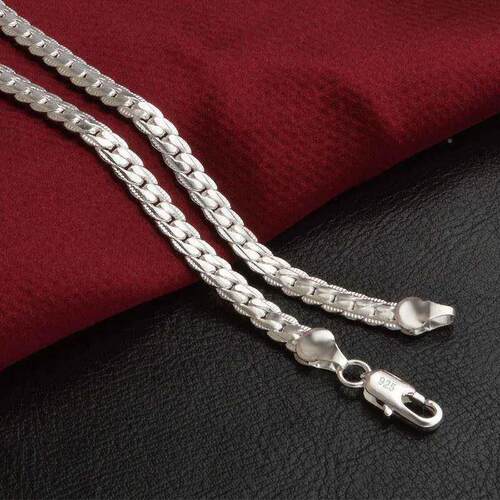 925 Sterling SilverVHV6 mm Side Chan 8/128/20i/2/24 Inch Nec