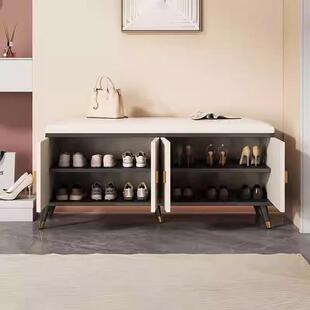 入户换鞋 分架家门一体靠墙收纳层架长HXD0019凳口矮凳可 凳小凳鞋