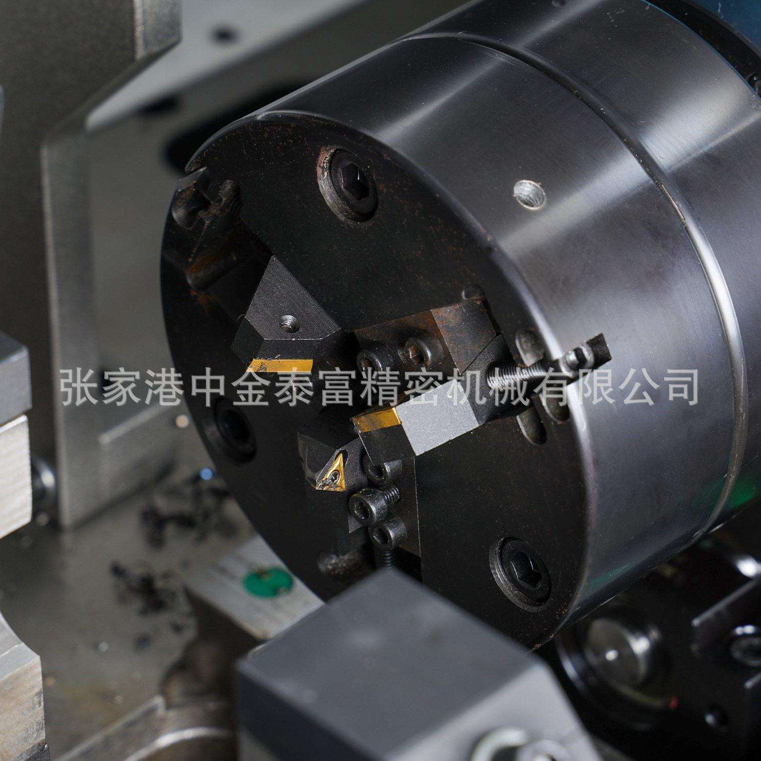 金TF-60CNC全自动伺服短料双头倒机角属管圆棒平头机不锈钢材去毛