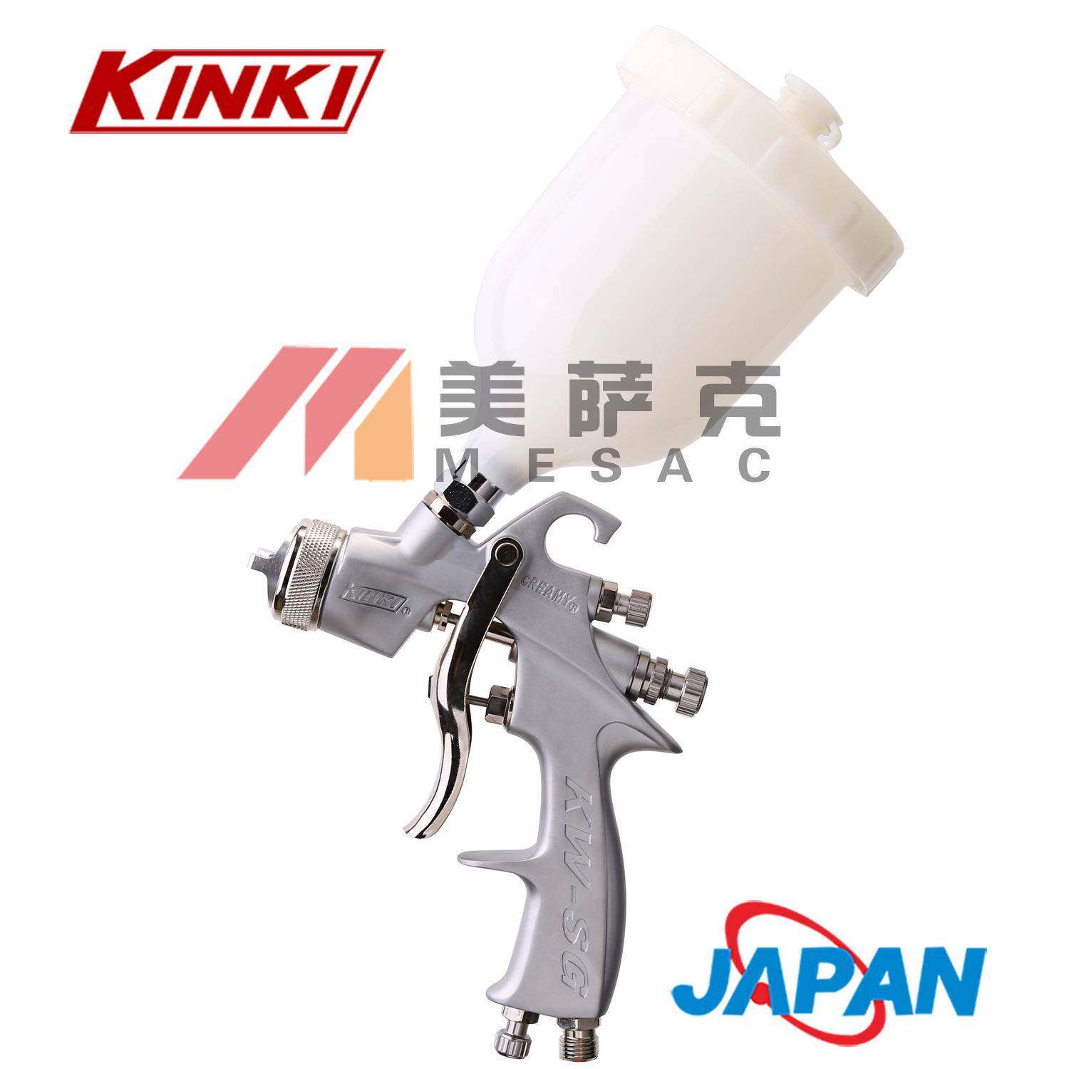 日本KINKI劲力KW-SG14TWB喷枪高雾化喷枪汽车油漆喷枪汽车面漆枪