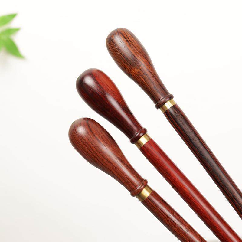 檀木圆头指挥棒实木无漆指示棒圆手柄音乐会乐队指挥棒教棍工艺品