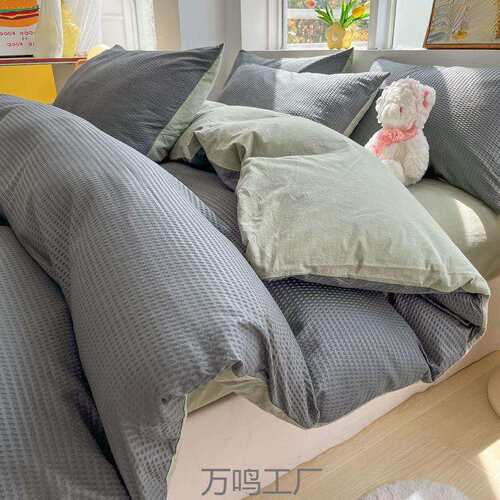纯棉被套单件全棉床单被罩宿舍学生单人