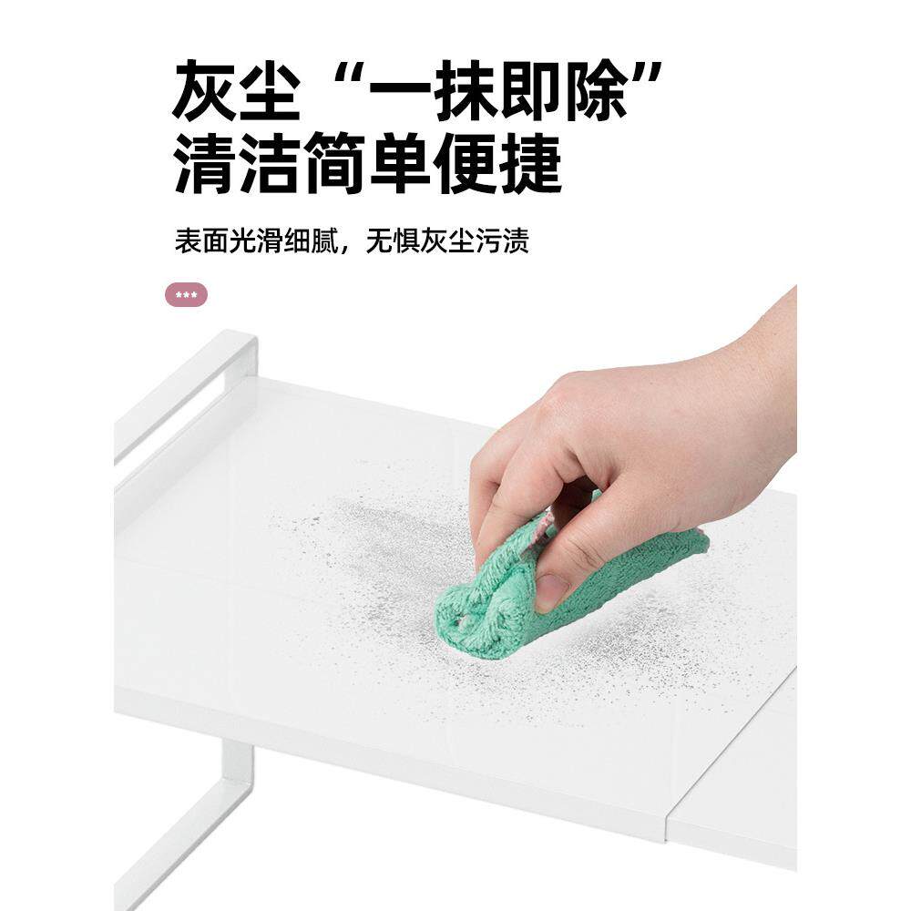 EQ4F打印机置物架桌面支撑摆放桌上办公室家用书桌双层增高架子隔