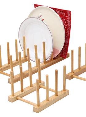 小杯茶杯玻璃杯架子倒挂杯架楠竹制收纳架挂架储物放杯子多功能架