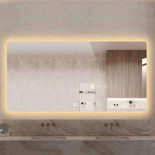 背光方镜卫生间智能镜子触摸屏led带灯防雾浴室镜挂墙厕所洗手间