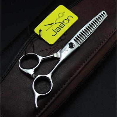 杰森（JASON) 5.75寸 18齿 个性 美发剪刀 理发剪 平剪 送包