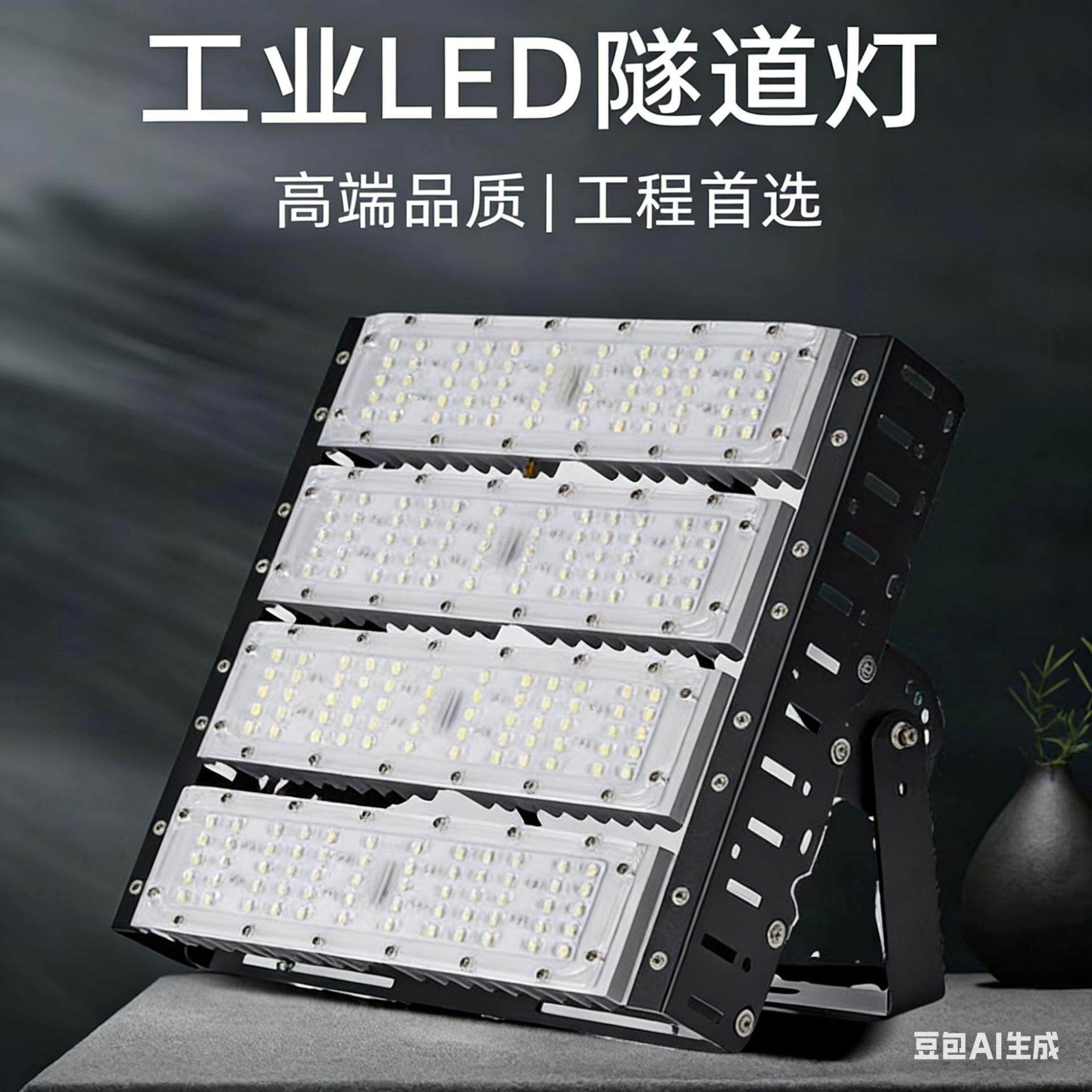 led模组隧道灯户外防水高杆球场灯300W500W道路照明灯足瓦投光灯