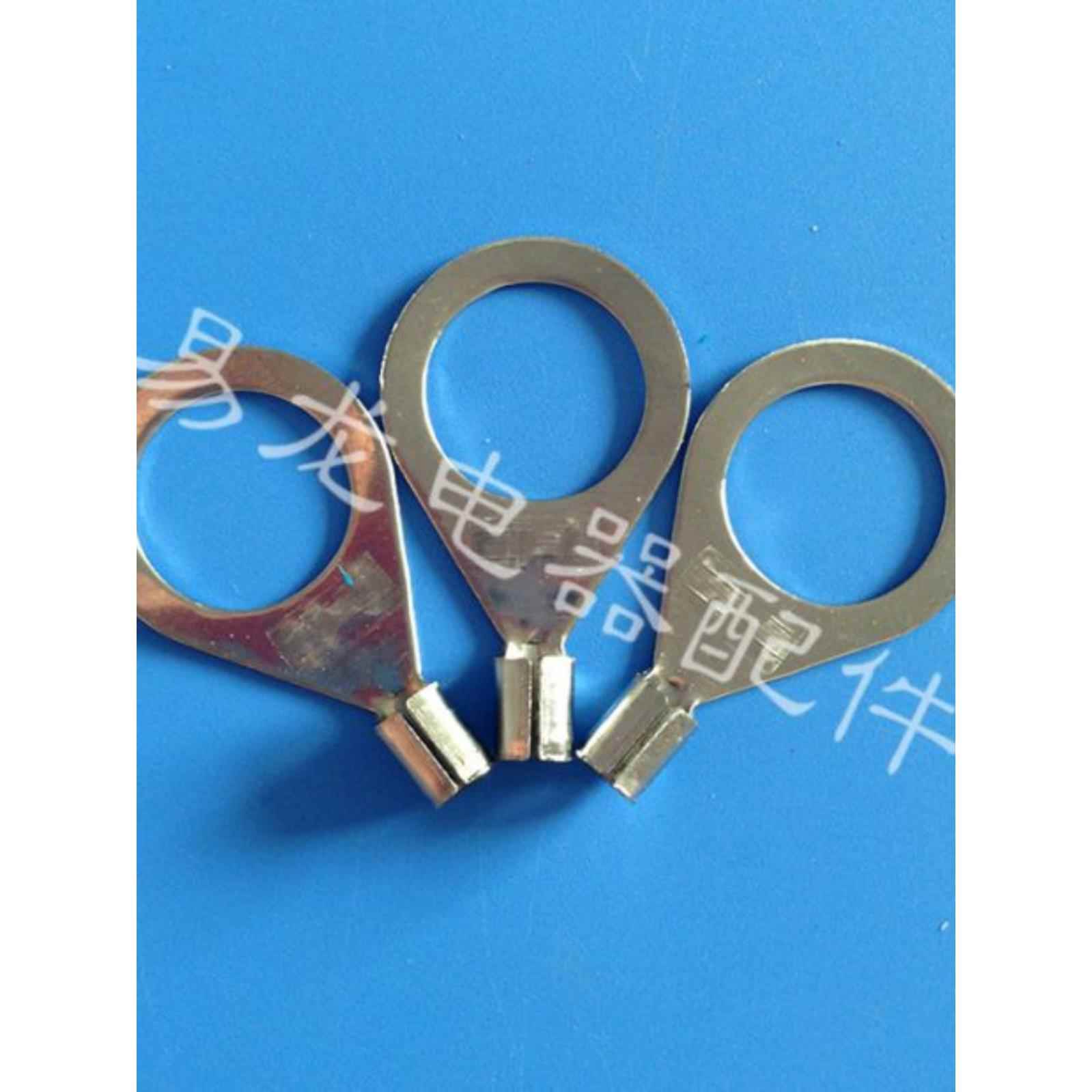 304不锈钢冷压接线端子OT1/6耐高温防腐圆形端头欧式O型线耳鼻子