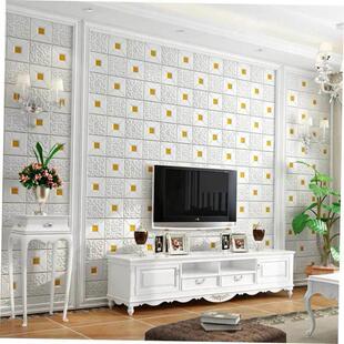 3D Wall Sticker Imitation Brick aterproof Wallpaper Room墙纸