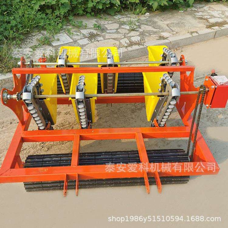 家用小型四轮车带大蒜播种机规格有6行8行10行行距株距可调