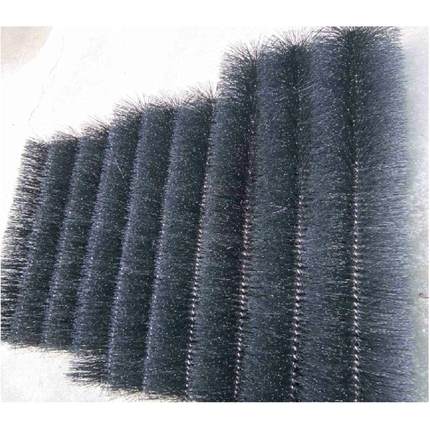 锦鲤鱼池过滤毛刷黑色304不锈钢芯 50支/箱 直径12cm 长度可截取