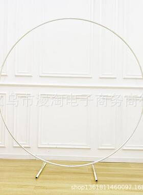 新婚装庆铁艺圆形拱门支JKK架求婚背款布景置饰