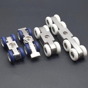 加厚不锈钢木门滑轮推拉门吊轮阳台厨房移门吊门轮吊轨道滑轮滚轮