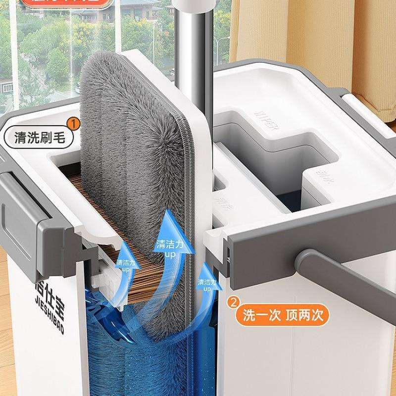 拖把家用一拖净2026新款平板免手洗拖布桶懒人墩布刮刮乐拖地涛早