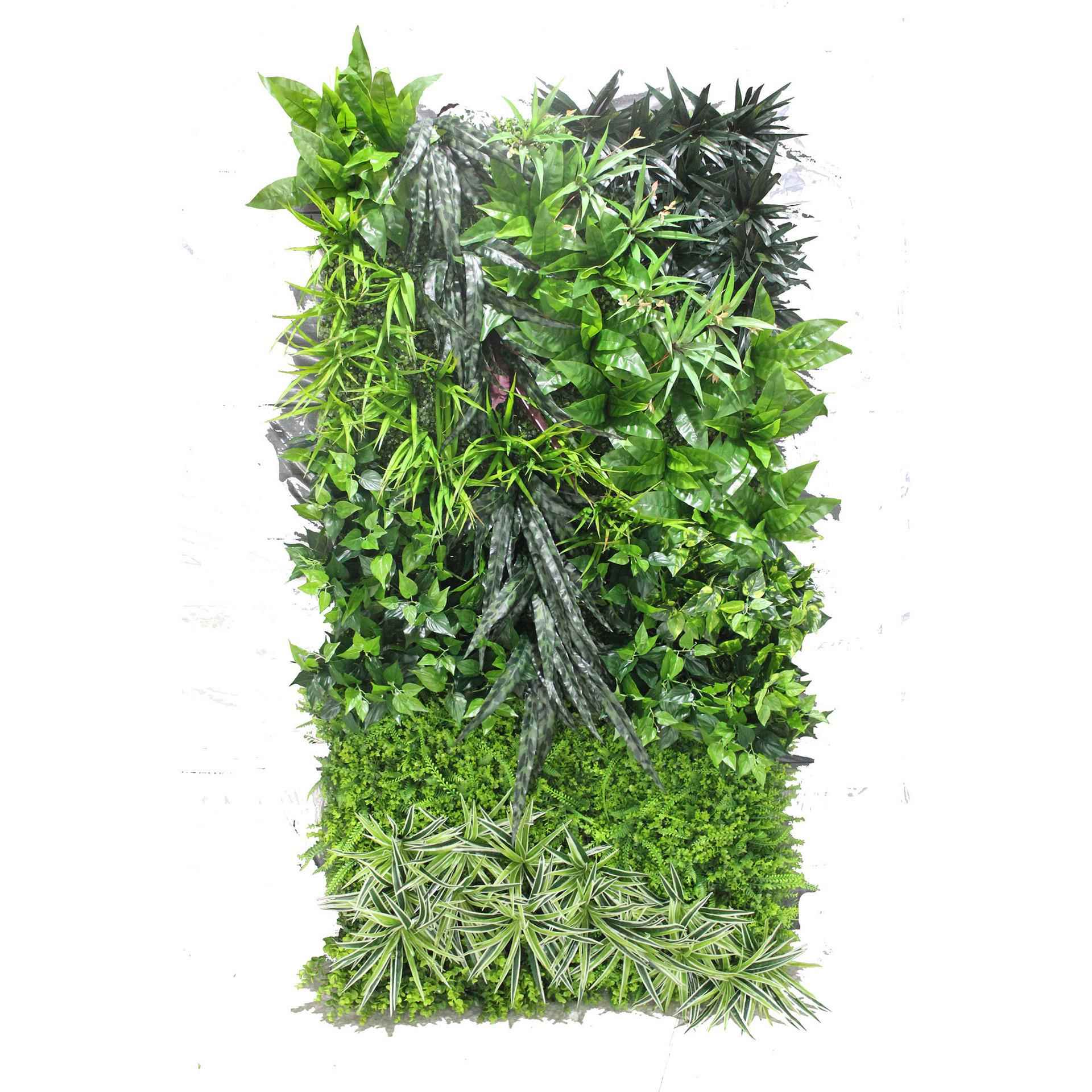 仿真精美植物墙景观工程人造热带植物墙厂家仿真阻燃绿植墙植物