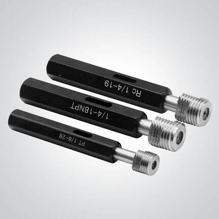 管螺纹塞规NPT1/8-27 1/2-14 1寸NPS PT RC G ZG1/2环规R1/4-19