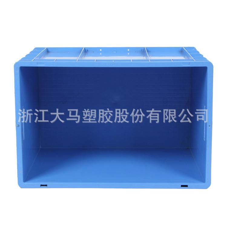 两厂家直销E4U644物流专收纳整理箱CCZ加用厚塑料灰蓝色周转箱
