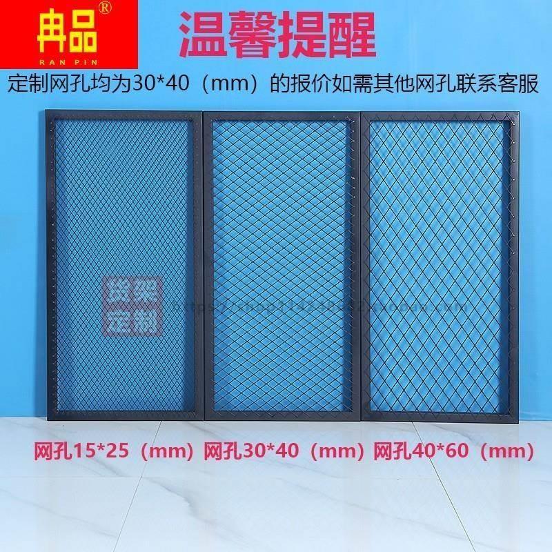 定做拳击手套挂架菱形网格装饰网片单面壁挂式铁格网拳套上