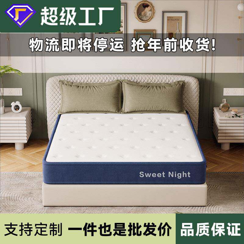 席梦思环保椰棕精钢弹簧床垫防螨儿童老人护脊偏硬椰棕垫20CM垫子
