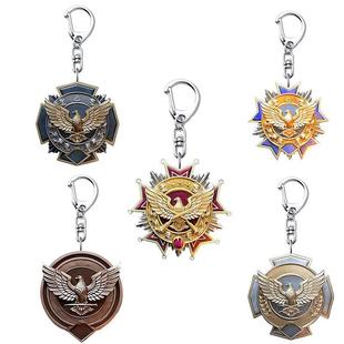 三角洲行动周边段位钥匙扣挂件巅峰黑鹰图包书包挂饰创意礼品