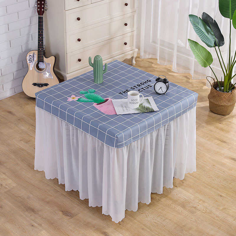 布罩罩罩电炉罩电暖新款桌子被正方形烤桌罩炉套