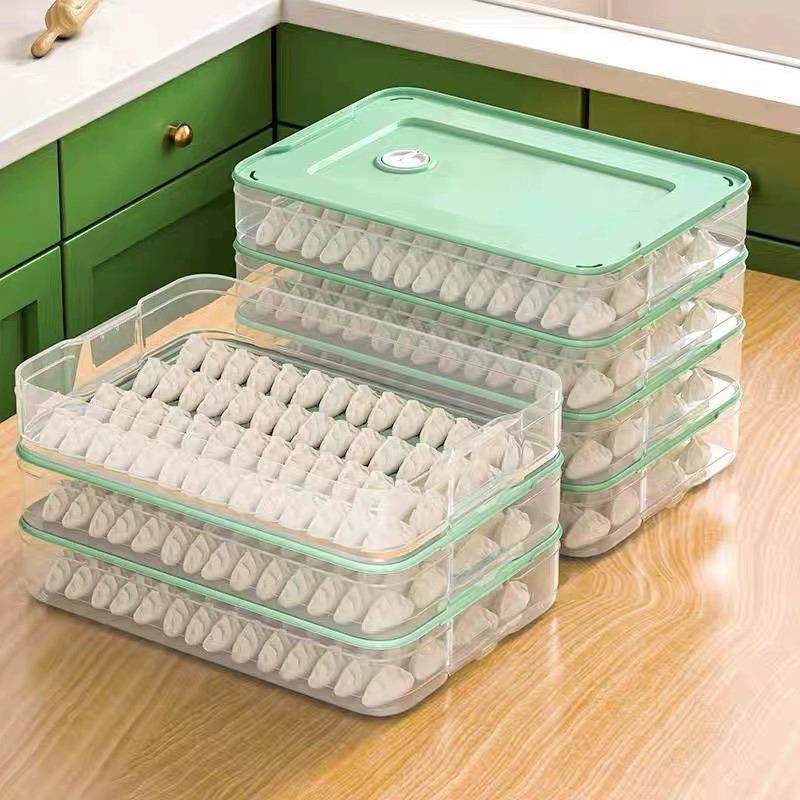 水饺盒家用食品级厨房冰箱收纳盒保鲜盒冷冻冷冻专用整理神器密封,收纳整理,食物收纳盒,淘宝优惠券,粉丝福利购,淘宝优惠卷