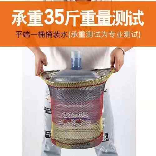 不锈钢不锈钢抄抄网可折叠涂胶彩色大马头抄鱼网密力大物折叠式眼