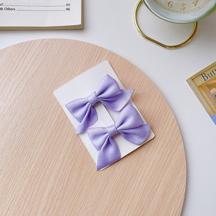 汉服周岁女童儿童发夹蝴蝶结宝宝头饰女宝发饰头花女宝宝红色