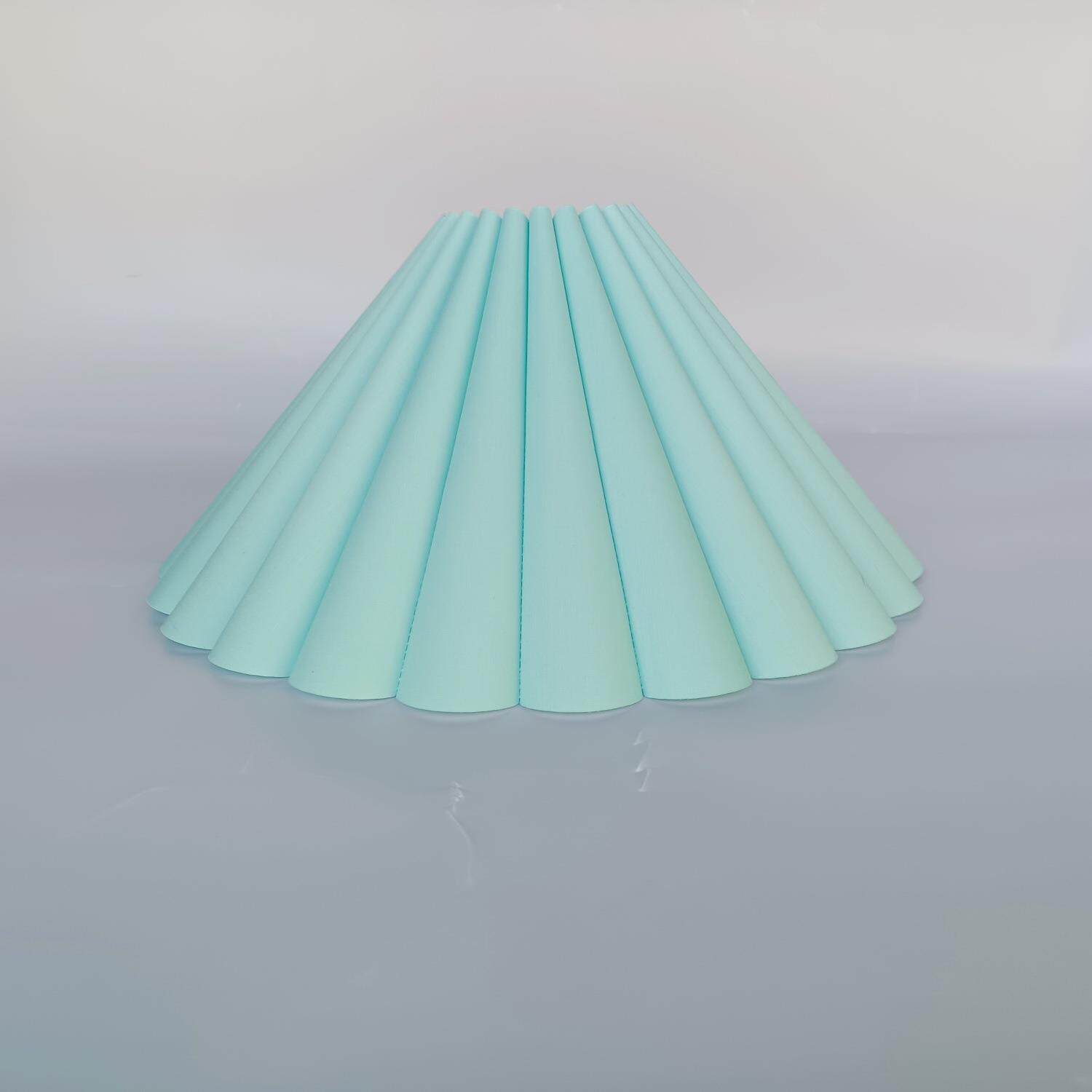 LED台灯灯罩外壳罩不带灯KD可折叠落地灯百褶灯罩花瓣花布艺灯罩