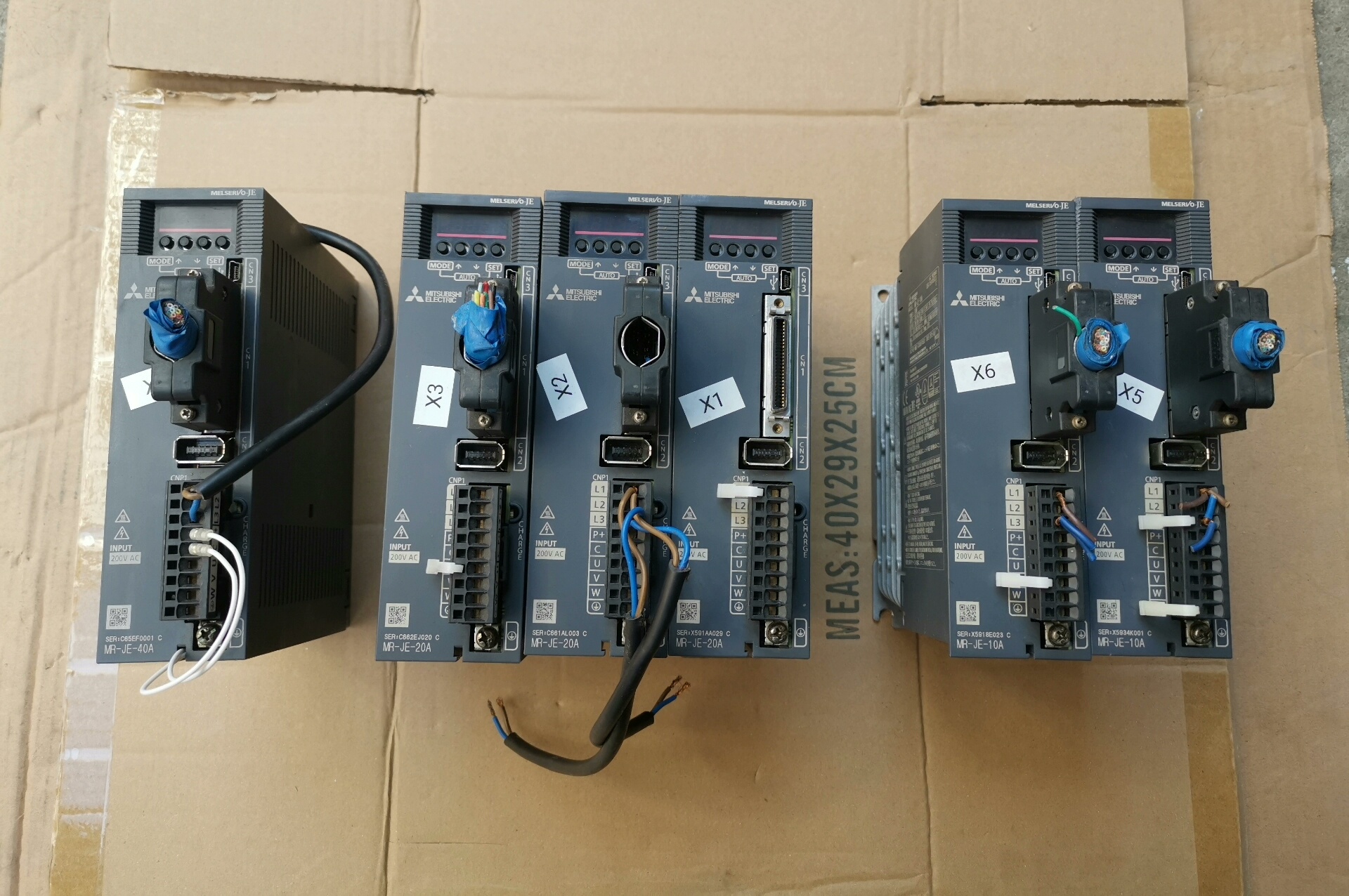 三菱驱动器MR-JE-10A，单价330