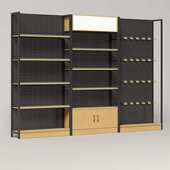 柜木制置架烟酒展示多层母婴零食货架单双面超市货架展示架物店店