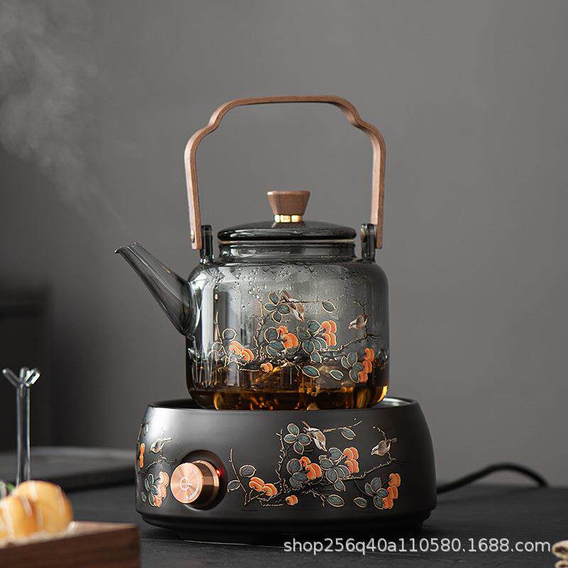 电陶炉煮茶器小型烧水玻璃煮咖啡迷你罐罐茶家用电热炉养生煮茶壶